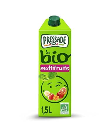 PRESSADE - Organic Multifruits Nectar 1.5L - Lot Of 4 - Free Shipping