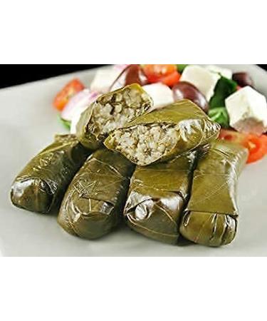 Gourmet Vine Leaves Stuffed with Rice - 4 lbs 70 oz | Premium Quality Mediterranean Delicacy - Buy Online on GoSupps.com