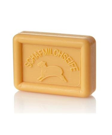 Ovis sheep's milk soap 100g turmeric honey cleaning and care with sheep's milk in pap Packaging / zero waste without microplastics or mineral oil
