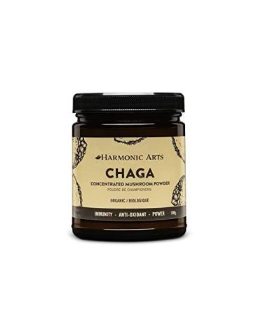 Chaga Dual-Extract Concentrated Mushroom Powder | Source of Fungal Polysaccharides with Immunomodulating Properties | Anti-oxidant Immune Booster Mushroom Powder | Abnormal Tissue Growth (100 Gram)