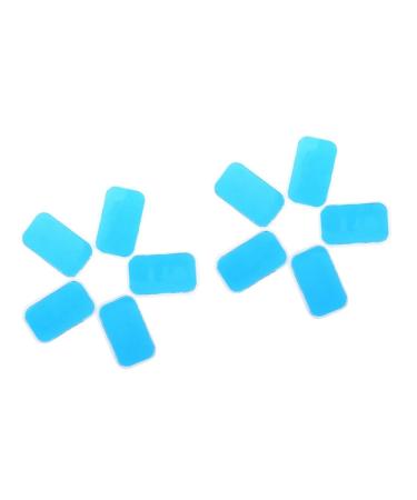Beavorty 60 STK Home Training Homeworkout Gel Pad Replacement Abdominal Muscles Trainer Antallergic Fitness Gel Pads Replacement Gel Pads Toner Gelpads for Stomach Stimulators With Patch Patch