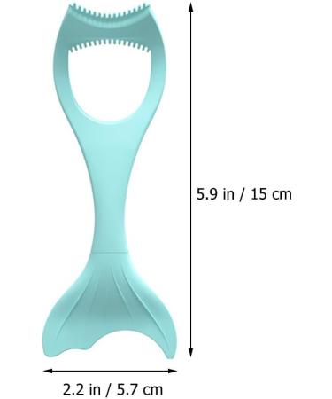 PACKOVE Silicone Mascara Shield Lash Makeup Applicator Eyelash Mascara Aid Silicone Eyeliner Guide Blue - Buy Online on GoSupps.com