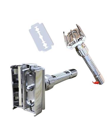 Lolay Classic Grip Razor - Double-Edged T-Shaped 9-Speed 5 Blades Includes Storage Box - International Shipping Available - Buy Online on GoSupps.com