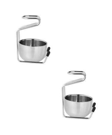 Frcolor Glass bottle 2nd stored brush holder holder for brush stands Stand brush holder Razor manual handwell stainless steel