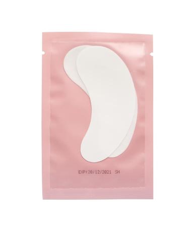 50 Pairs Lint-Free Eyelash Extension Pads - Gel Eye Patches for Effortless Application | Slippery & Skin-Friendly (Pink) - Buy Online on GoSupps.com