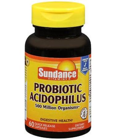 Sundance Probiotic Acidophilus Quick Release - 60 Capsules Pack of 3
