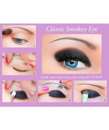 Quick Make-Up Stencils Set | 3 Easy Application Tools for Flawless Looks - Shop Internationally - Buy Online on GoSupps.com