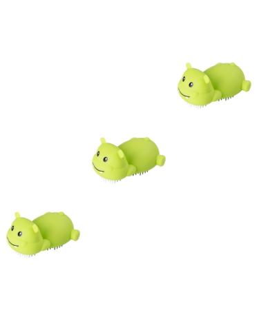 Beaupretty 3st Shampoo brush children brush children brush massage devices for the scalp scalp massager washer scrubber for the scalp massage curb massage curb care bursts