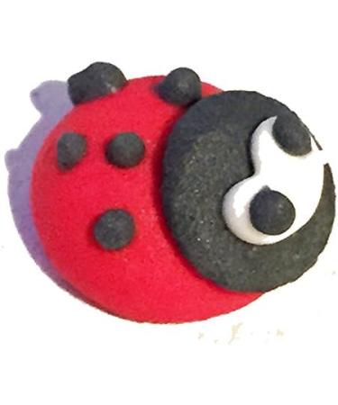 12 Sugar Mini Ladybirds - Beautiful Edible Cake Decorations - Buy Online on GoSupps.com