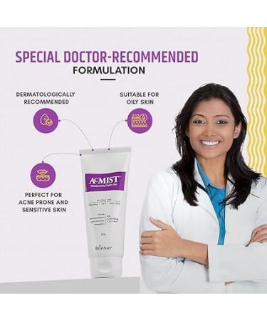 Bri.nto.n AcMist Vitamin E & Aloe Vera Moisturizing Cream Gel for Acne Prone Oily Skin | Oil Free & Lightweight | 50g - All Skin Types - Buy Online on GoSupps.com