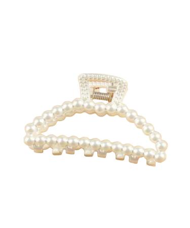 New 2025 1/3Pcs Luxury Trendy Big Pearls Acrylic Hair Claw Clips Round Pearl Makeup Hair Styling Barrettes For Women Hair Accessories Jewelry Fashion Accessories Creative Gift