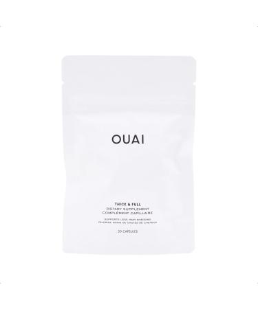 OUAI Hair Supplements for Thinning Hair Refill Pack Beauty-Boosting Daily Capsules Thick & Full Hair - 30 Capsules