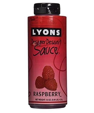 2-Pack Lyons Raspberry Dessert Sauce with Applicator Tip - Ice Cream Topping | Designer Quality - Buy Online on GoSupps.com