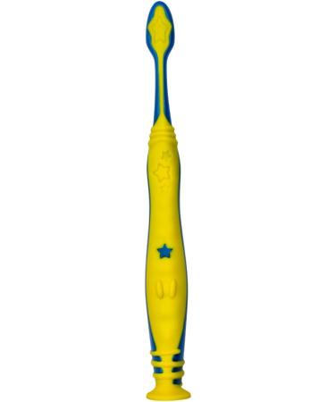 Colgate Minions Toothbrush with Suction Cup Tongue Cleaner 5+ Years Extra Soft - Pack of 6 | Colors Vary - Buy Online on GoSupps.com