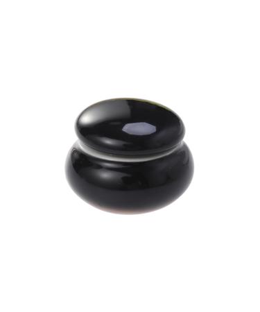 Angoily Ceramic Kitchen Canisters Terrarium Eyeshadow Jar Rouge Storage Tank Nut Travel Eye Shadow Black Medium