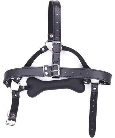 Fashion D coration personnalis e en cuir noir avec os de chien - Buy Online on GoSupps.com