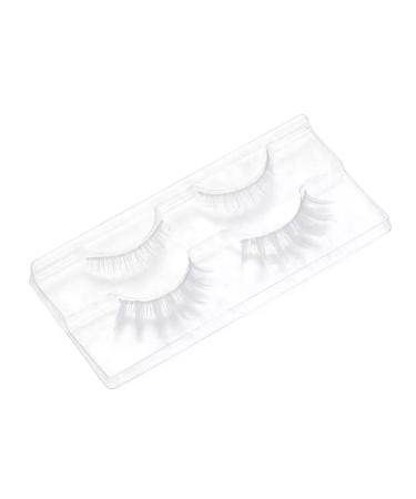 White False Eyelashes Halloween Colorful Eye lashes Extension Tools Cosplay Makeup Natural Looking Masquerade Party Eyelashes