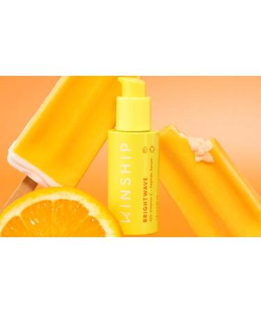 Kinship Brightwave Vitamin C Face + Eye Duo | Brightening Serum & Eye Cream for Dark Spots Fine Lines & Puffiness | All Skin Types - Buy Online on GoSupps.com
