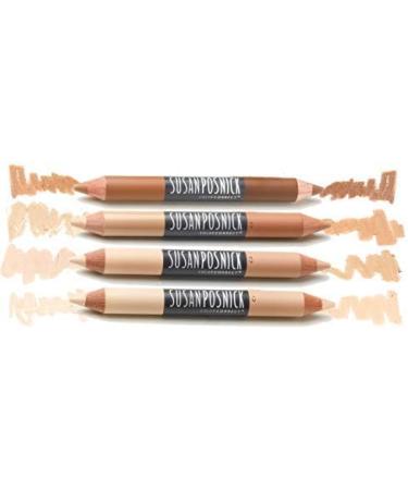 Susan Posnick ColorCorrect Highlighter Contour Corrector Stick (C1/Light) - Cruelty Free & Natural Makeup - Buy Online on GoSupps.com