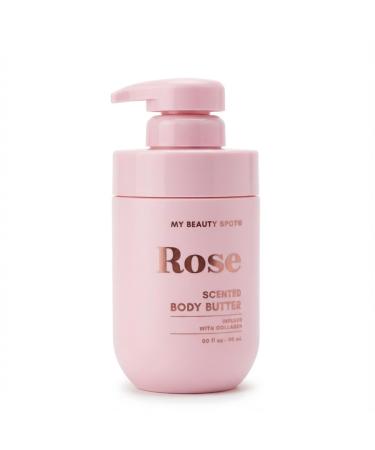 My Beauty Spot Scented Body Lotion for Women - Rose Scented Body Butter Natural Lotion for Women to Smell Good Skin Moisturizer Infused with Collagen - Extra Large 510 ml.