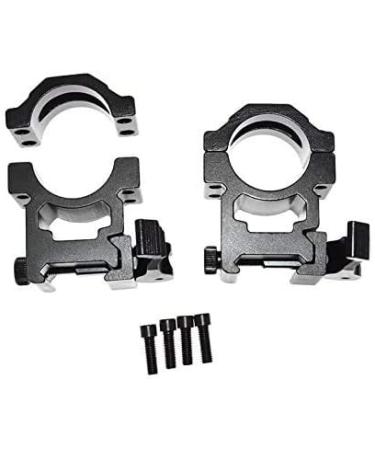 FIRECLUB 2pcs Quick Release Scope Rings Mounts - 1 Inch (25.4mm) Picatinny/Weaver Compatible for Precision Shooting - Buy Online on GoSupps.com