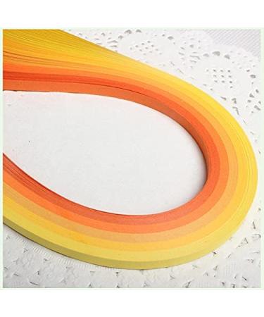 ODETOJOY Yellow Quilling Paper Gradient Strips 5MM - 120pcs, 21inch Length - Buy Online on GoSupps.com
