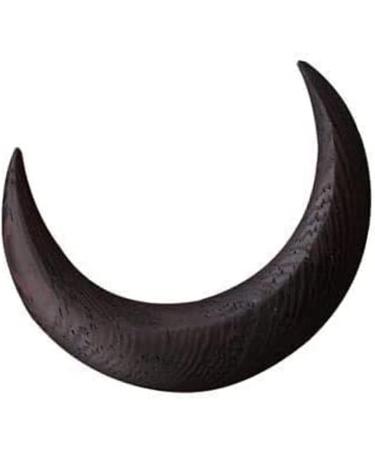Halloween Moon Fork Wooden Hairpin Barrettes Hair Comb Hair Styling Tool Accessories Headbands Black - Buy Online on GoSupps.com