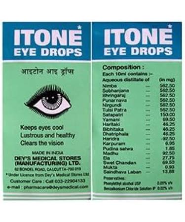 Dey's Medical Store ITONE Eye drops to keep the eye cool HARBAL 10ML - Buy Online on GoSupps.com
