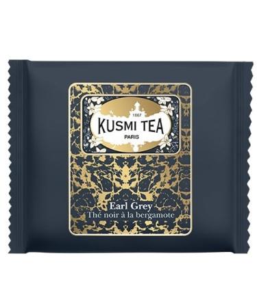 KUSMI TEA - EARL GREY ORGANIC - Box of enveloped tea bags (50)