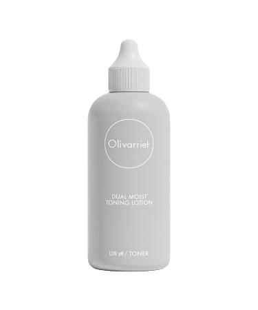 Olivarrier Dual Moist Toning Lotion Unscented Mildly Acidic Organic Moisturizing Toner Calming Hydrating for Dry & Sensitive Skin