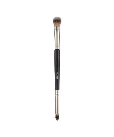 Eyeshadow Brush Small Brush Apply Makeup Brush Flat Blending Applicator Precision Crease Brush For Crease Eye Makeup Eyeliner Gothic Pencil Case One Size Black-a