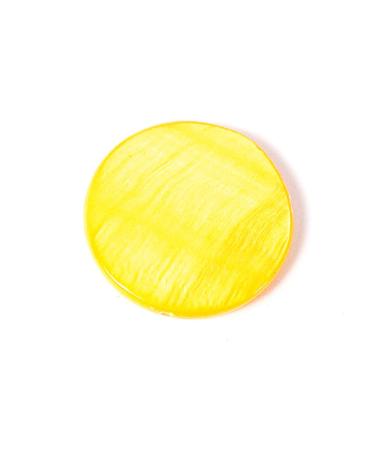 INNSPIRO Pearly shiny peach disc 20 mm diameter. 250 g. Approximately 100 units.