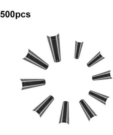 Dajidafu 500 Pieces Nails Acrylic Manicure Square False Transparent C-Curve Gel DIY Decor Extensions Decorations Gifts Salon clear - Buy Online on GoSupps.com