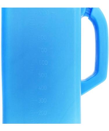 Pee Bottles Urinal Toilet Bottle Home Urinal Potty Plastic Mens Bedpan Bottle Male Portable Travel Pee Bottles Thick Firm Urine Bottle with Lid - 1L Nice - Buy Online on GoSupps.com