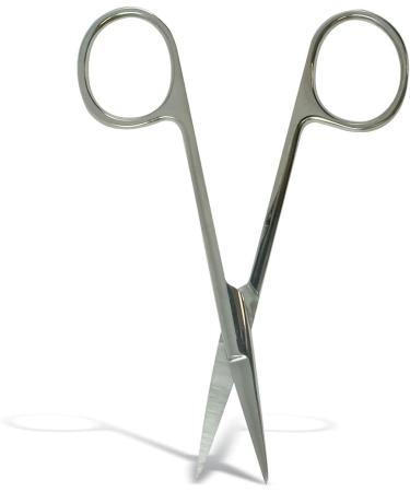 Spire Facial Hair Scissors - Stainless Steel Eyebrow Trimmer for Men and Women - Iris Curved 4.5 - Buy Online on GoSupps.com
