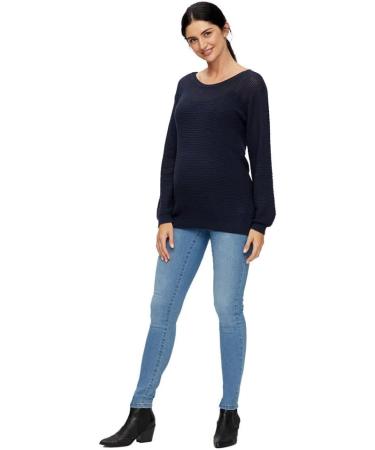 MAMALICIOUS Women's Mlono Slim Jeans - 27W/32L Washed Light Blue Denim - Buy Online on GoSupps.com