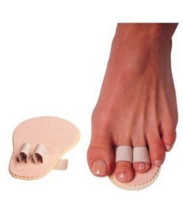 NEW PEDIFIX DOUBLE TOE STRAIGHTENER BUDIN SPLINT 1 PIECE HAMMER TOE CORRECTOR