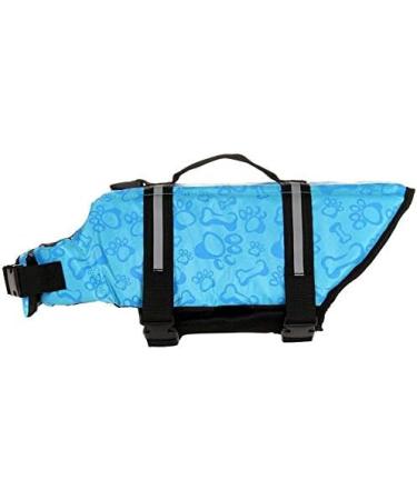Buy Dog Life Jacket - Safety Swimming Vest for Small & Big Dogs (XXL Blue Bone) - Durable & Comfortable - Buy Online on GoSupps.com