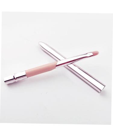 FRCOLOR 2pcs Retractable Lip Brush Set - Travel-Friendly Makeup Applicator with Synthetic Bristles for Lipstick & Eyeshadow - Pink - Buy Online on GoSupps.com