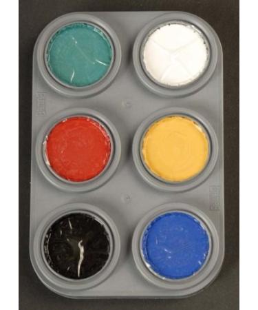 Grimas Water 6 Colour Face Painting Palette A by Grimas