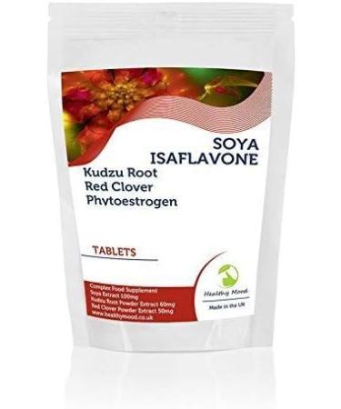 SOYA Isaflavone Kudzu Root Red Clover Complex Vitamins Phytoestrogen Health Food Supplement 90 Tablets Pills Nutrition Supplements HEALTHY MOOD - Buy Online on GoSupps.com