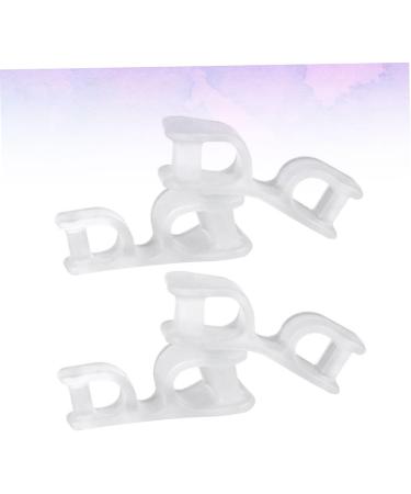 NOLITOY Toe Separators - 4 Pairs Big Toe Straightener & Bunion Protector for Men & Women | Comfortable Foot Care Brace & Splint - Buy Online on GoSupps.com
