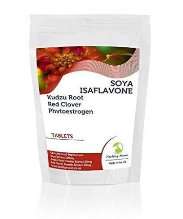 SOYA Isaflavone Kudzu Root Red Clover Complex Vitamins Phytoestrogen Health Food Supplement 90 Tablets Pills Nutrition Supplements HEALTHY MOOD