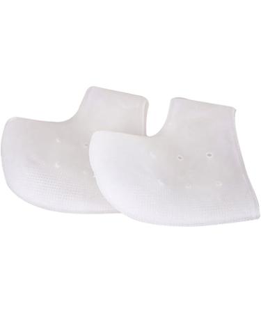 minkissy 3 Pairs Silicone Gel Breathable Socks Foot Protectors for feet Heel Support Socks Insoles for Plantar Heel Insole White Heel Sleeve Heel Support for Plantar Spa - Buy Online on GoSupps.com