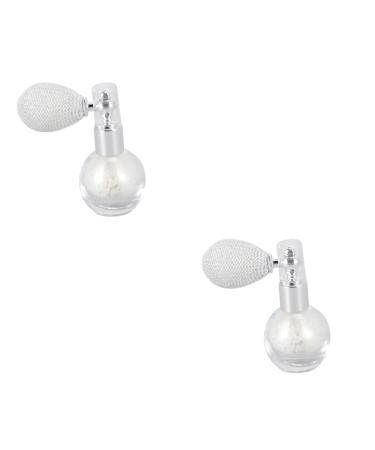 Angoily 2pcs Spray Bottles Body Highlighter Powder Perfume Bottle Face Powder Pearlescent Body Powder 1 count (Pack of 1) As Shownx2pcs