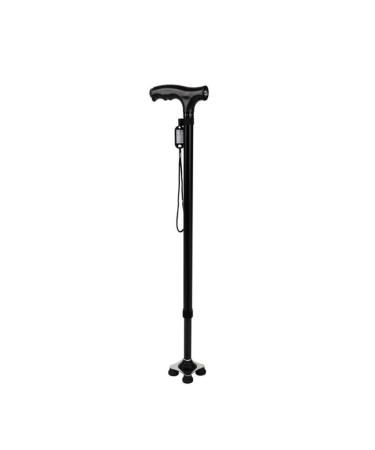 Adjustable Crutches Walking Stick Aluminum Cane Single Leg Cane Folding Telescopic Crutch Excellent Workmanship/Brown Surprise Gift