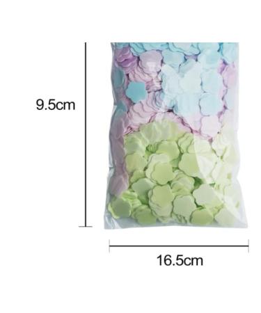 1000 Sheets Colorful Portable Disposable Paper Soap | Travel Hiking Hand Bath Toiletry Soap Sheets for Kids & Women - Gentle Fragrance - Buy Online on GoSupps.com