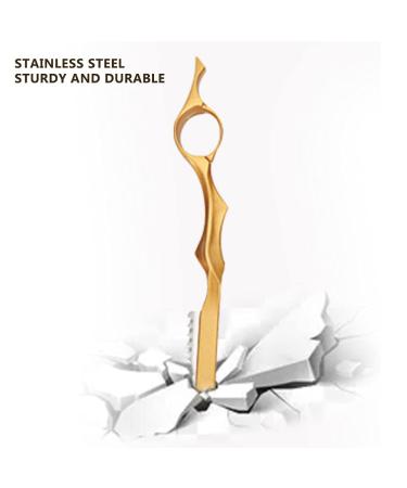 Premium Gold Hair Texturizing & Thinning Razor | Feather Styling for Perfect Cuts - Buy Online on GoSupps.com
