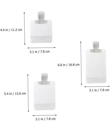 BELLIFFY 1 Set Lotion Bag Travel Toiletries Shampoo Dispenser Bag Leakproof Travel Containers Squeezable Travel Bags Travel Storage Pouches Travel Liquid Pouch Travel Fluid Pouch Pp - Buy Online on GoSupps.com