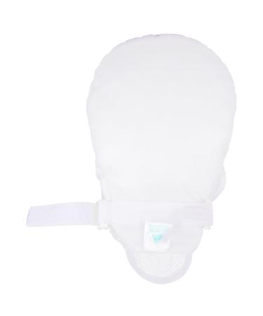 KALLORY medical Safety Hands Fingers Control Mitt Control Protection Prevent Finger Hurt Safety Finger Control elder soft white